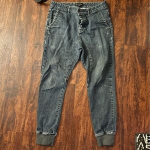 Zanerobe- Sureshot Denim Jogger Dark Wash